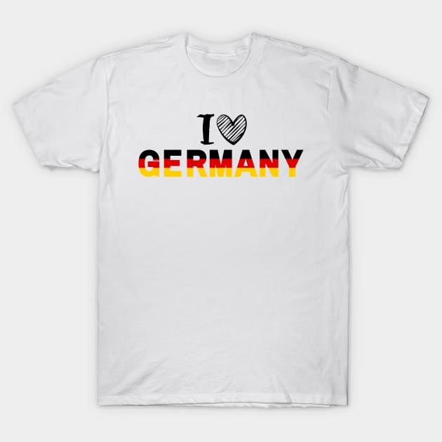 I Love Germany T-Shirt by Reda 04